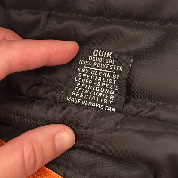 Women’s leather motorcycle jacket - Picture 8 of 16